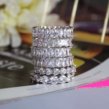 Load image into Gallery viewer, Dazzling Stackable Cubic Zirconia Rings - Blinged Jewels
