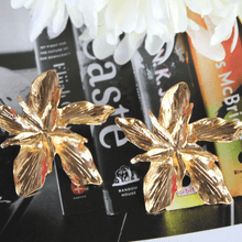 Load image into Gallery viewer, Petal Flower Earrings - Blinged Jewels
