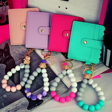 Load image into Gallery viewer, Silicone Beaded Wristlet Keychain Bracelet with Wallet