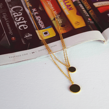 Load image into Gallery viewer, Circle Gold Necklace - Blinged Jewels