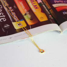 Load image into Gallery viewer, Mini Circle Gold Necklace