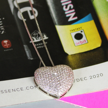 Load image into Gallery viewer, Sparkling Bubble Hearts Necklace