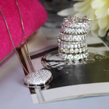 Load image into Gallery viewer, Sparkling Bubble Hearts Necklace