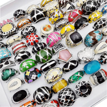 Load image into Gallery viewer, Stainless Steel Enamel Ring