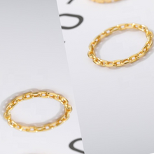 Load image into Gallery viewer, Chain Link Ring