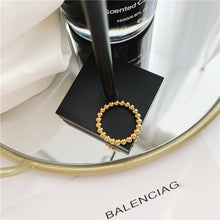 Load image into Gallery viewer, 14K Gold Plated Beaded Ring