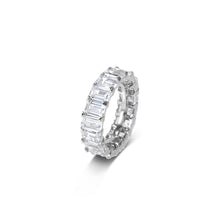 Load image into Gallery viewer, Emerald Cut Eternity Ring