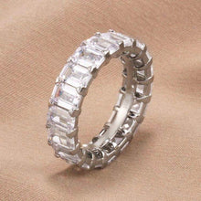 Load image into Gallery viewer, Emerald Cut Eternity Ring