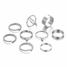 Load image into Gallery viewer, Round Hollow Geometric Rings - Blinged Jewels