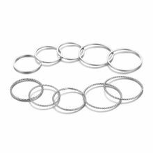 Load image into Gallery viewer, Round Hollow Geometric Rings - Blinged Jewels