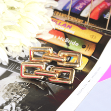 Load image into Gallery viewer, Hip Hop Link Chain Earrings - Blinged Jewels
