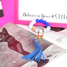 Load image into Gallery viewer, Beaded Keychain Bracelet
