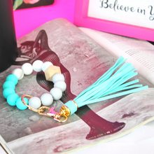 Load image into Gallery viewer, Beaded Keychain Bracelet
