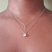 Load image into Gallery viewer, Layered Cubic Zironia Necklace - Blinged Jewels
