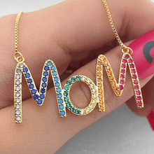 Load image into Gallery viewer, Mom Sparkle Necklace - Blinged Jewels
