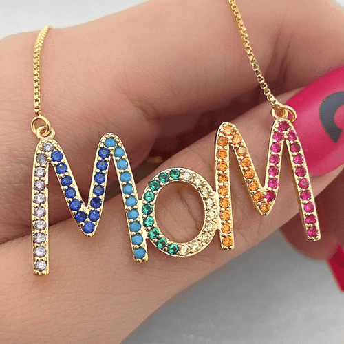 Mom Sparkle Necklace - Blinged Jewels