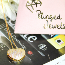 Load image into Gallery viewer, Sparkling Bubble Hearts Necklace
