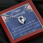 Happy Anniversary Love Necklace - Blinged Jewels