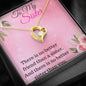 Sister Forever Love Heart Necklace - Blinged Jewels