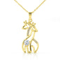 Love Giraffe Necklace - Blinged Jewels