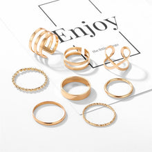 Load image into Gallery viewer, Round Hollow Geometric Rings - Blinged Jewels
