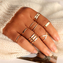 Load image into Gallery viewer, Round Hollow Geometric Rings - Blinged Jewels
