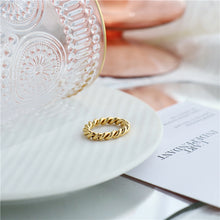 Load image into Gallery viewer, Twisted Rope Stainless Steel Ring
